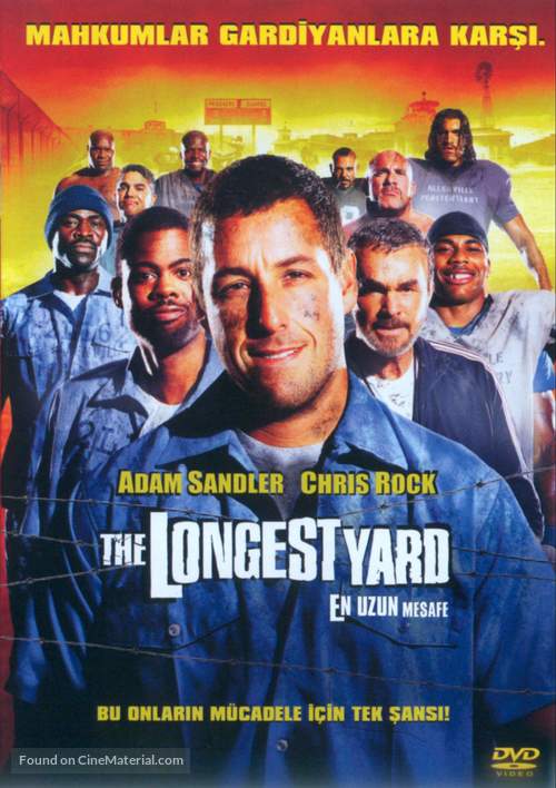 The Longest Yard - Turkish DVD movie cover