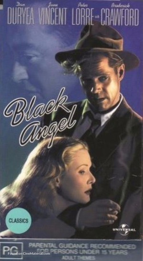 Black Angel - Australian VHS movie cover