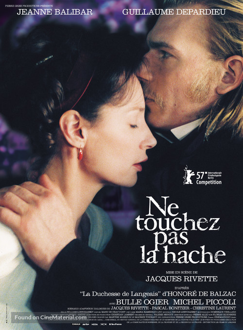 Ne touchez pas la hache - French Movie Poster