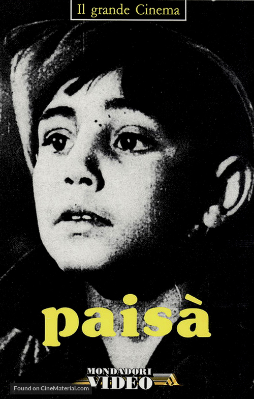 Pais&agrave; - Italian VHS movie cover
