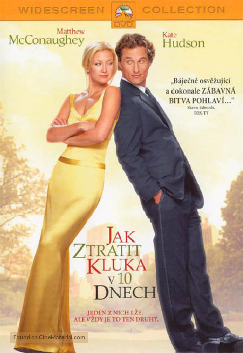 How to Lose a Guy in 10 Days - Czech DVD movie cover