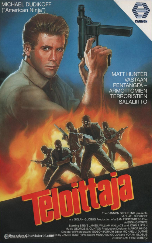 Avenging Force - Finnish Movie Cover