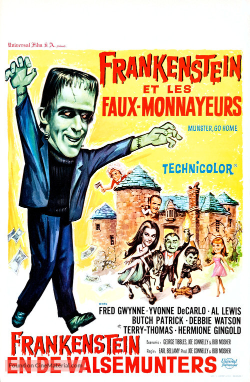 Munster, Go Home - Belgian Movie Poster