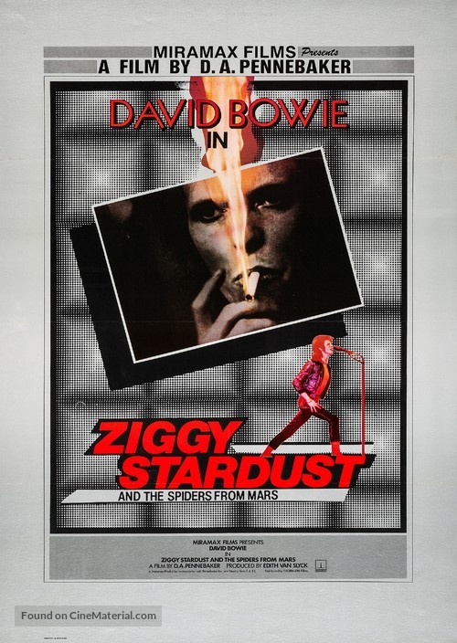 Ziggy Stardust and the Spiders from Mars - British Movie Poster