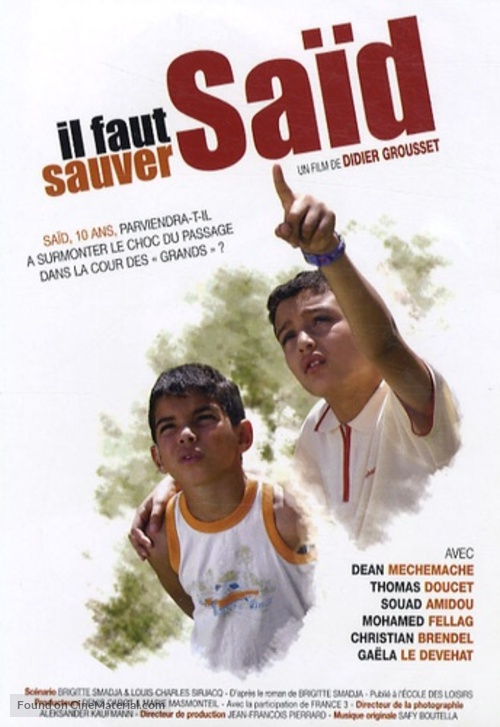 Il faut sauver Sa&iuml;d - French Movie Poster