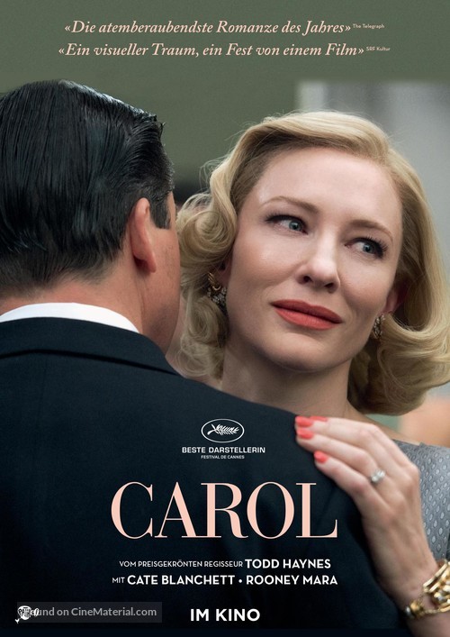 Carol - Swiss Movie Poster