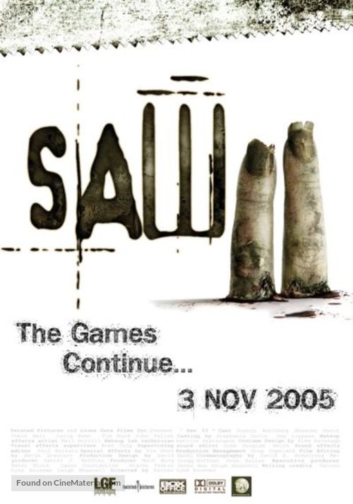 Saw II - Thai Movie Poster