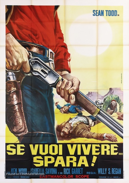 Se vuoi vivere... spara! - Italian Movie Poster