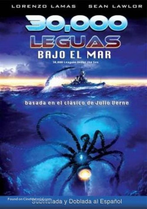 30,000 Leagues Under the Sea - Mexican DVD movie cover