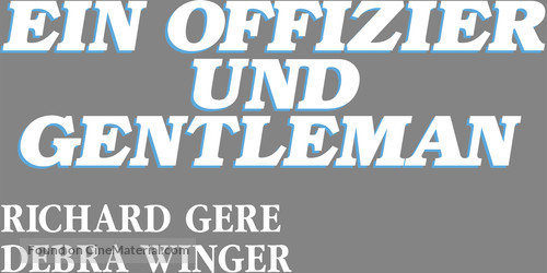 An Officer and a Gentleman - German Logo