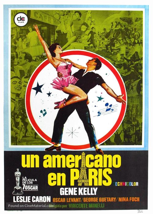 An American in Paris - Spanish Movie Poster