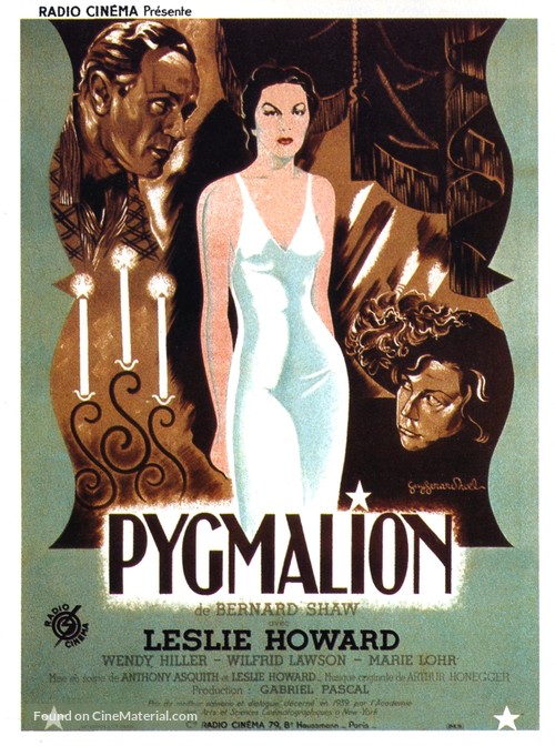 Pygmalion - French Movie Poster