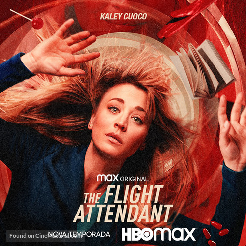 &quot;The Flight Attendant&quot; - Brazilian Movie Poster