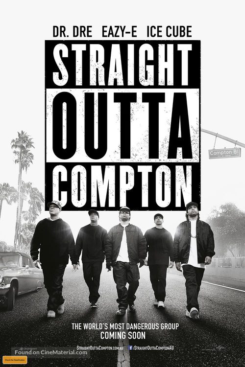 Straight Outta Compton - Australian Movie Poster