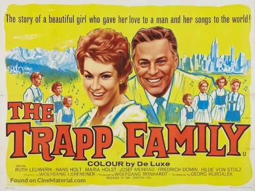 Die Trapp-Familie - British Movie Poster