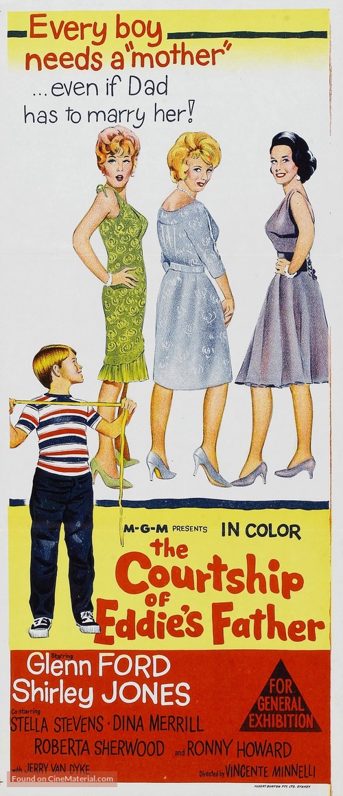 The Courtship of Eddie&#039;s Father - Australian Movie Poster