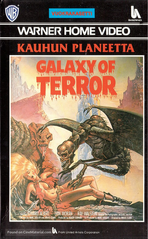 Galaxy of Terror - Finnish VHS movie cover