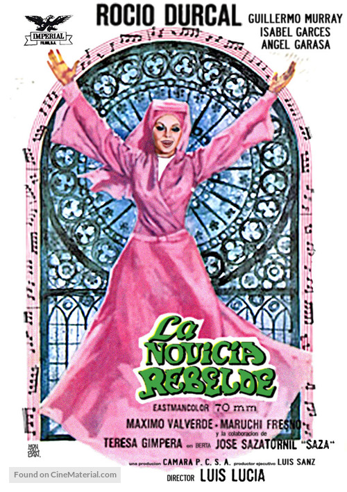 Novicia rebelde, La - Spanish Movie Poster