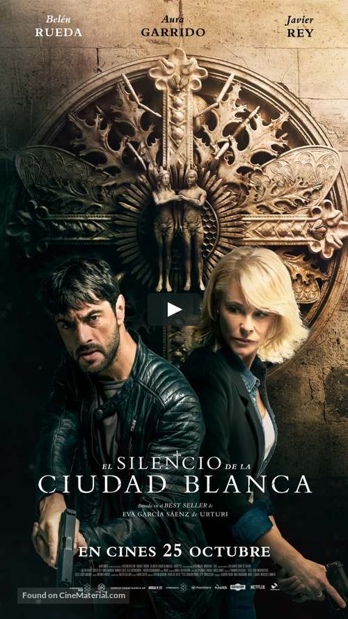 El silencio de la ciudad blanca - Spanish Movie Poster