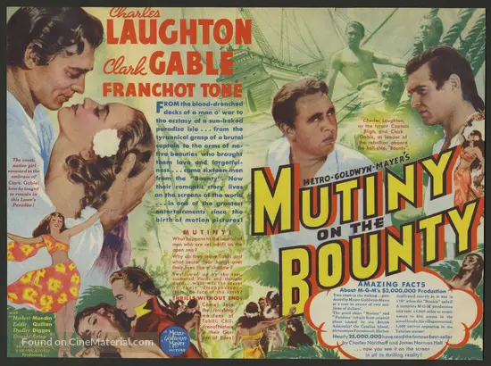 Mutiny on the Bounty - poster