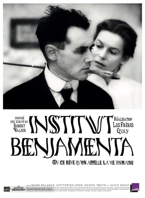 Institute Benjamenta, or This Dream People Call Human Life - French Movie Poster