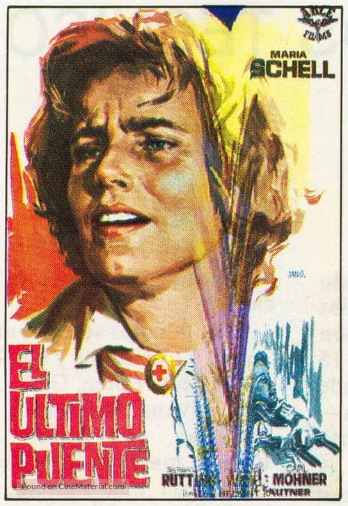 Die letzte Br&uuml;cke - Spanish Movie Poster