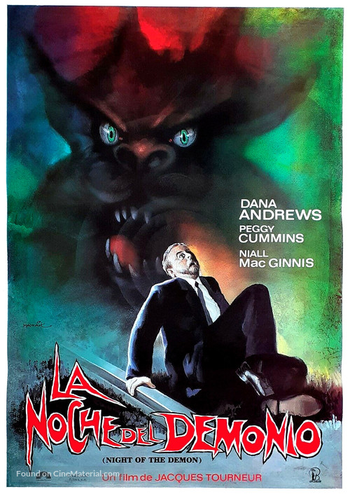 Night of the Demon - Spanish Movie Poster