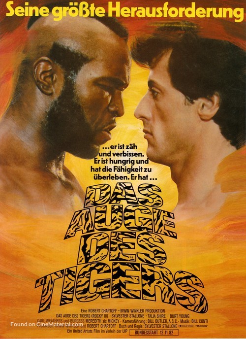 Rocky III - German Movie Poster