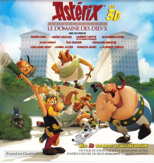 Ast&eacute;rix: Le domaine des dieux - Belgian Blu-Ray movie cover