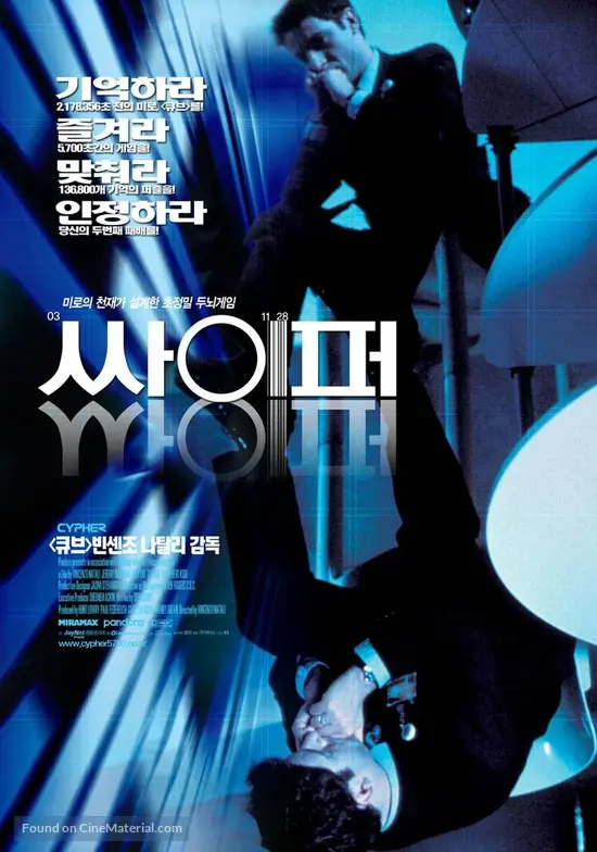 Cypher - South Korean Movie Poster