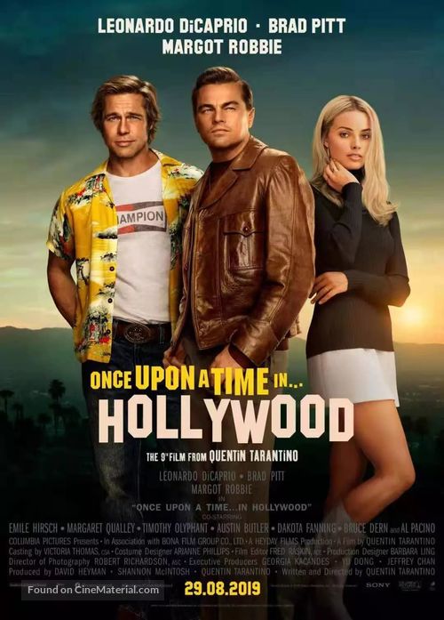 Once Upon a Time in Hollywood - Canadian Movie Poster