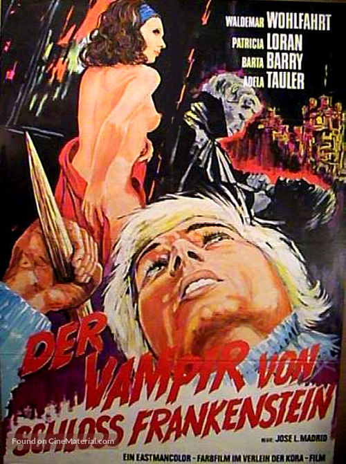 El vampiro de la autopista - German Movie Poster