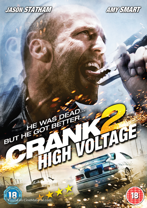 Crank: High Voltage (2009) British movie cover