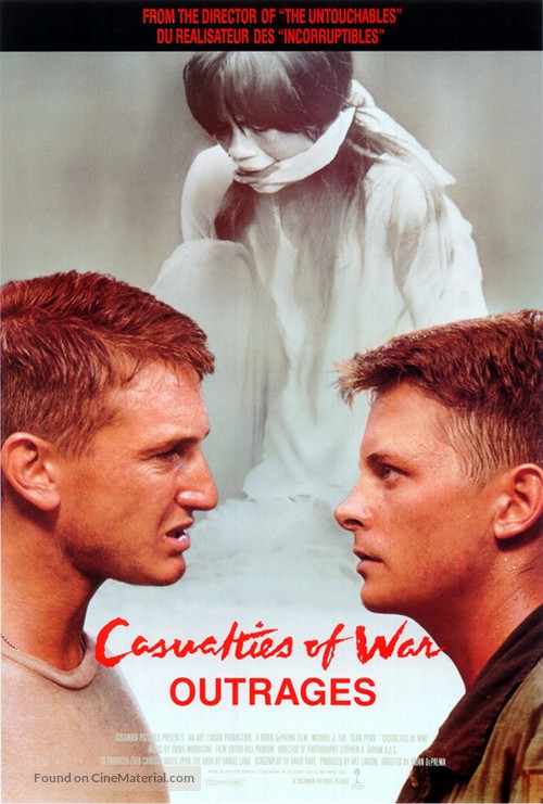 Casualties of War - Belgian Movie Poster