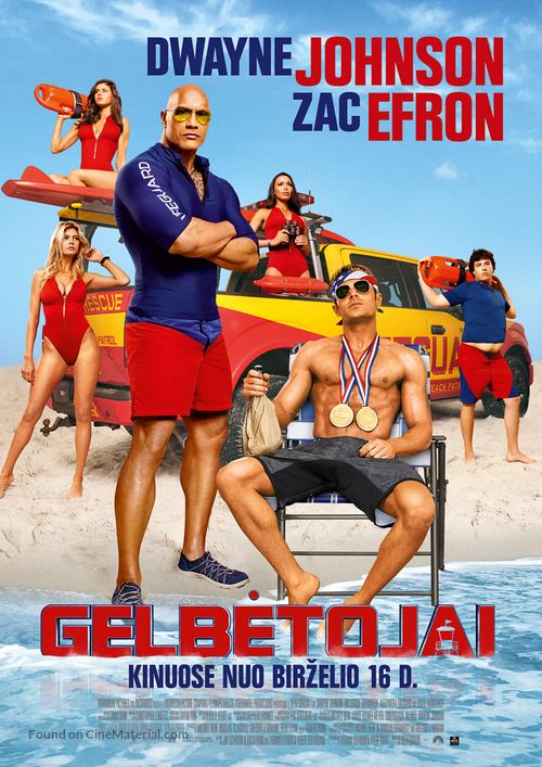 Baywatch - Lithuanian Movie Poster