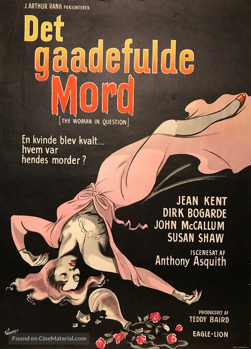 The Woman in Question - Danish Movie Poster