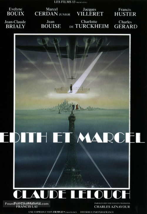 &Eacute;dith et Marcel - French Movie Poster