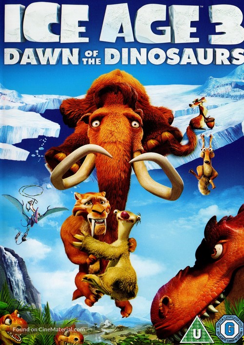 Ice Age: Dawn of the Dinosaurs - British Movie Cover