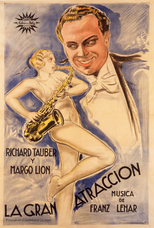 Die gro&szlig;e Attraktion - Spanish Movie Poster