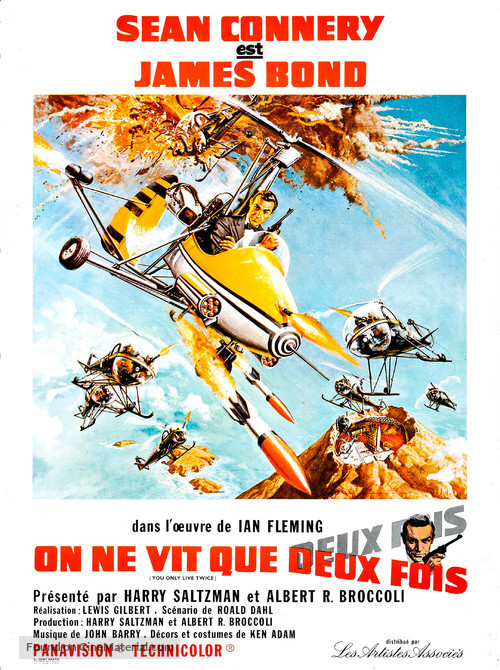 You Only Live Twice - French Movie Poster
