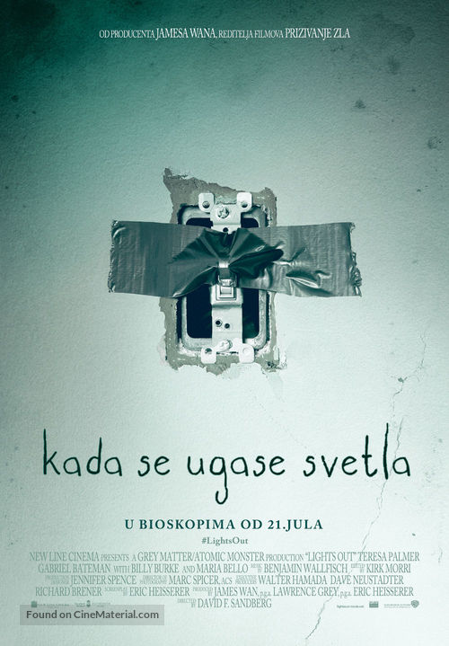 Lights Out - Serbian Movie Poster