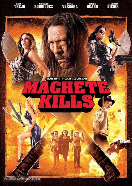 Machete Kills - DVD movie cover