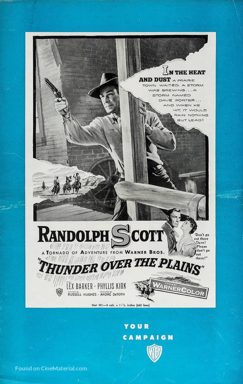 Thunder Over the Plains - poster