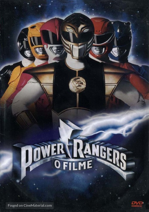 Mighty Morphin Power Rangers: The Movie - Brazilian DVD movie cover