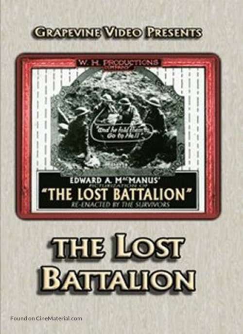 The Lost Battalion - DVD movie cover