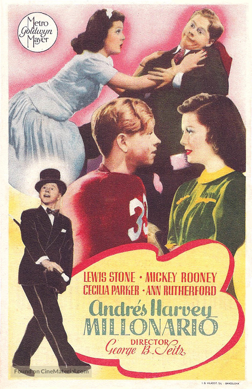 The Hardys Ride High - Spanish Movie Poster