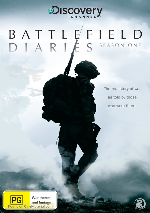 &quot;Battlefield Diaries&quot; - Australian DVD movie cover