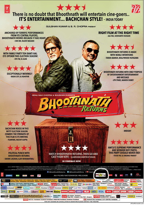 Bhoothnath Returns - Indian Movie Poster