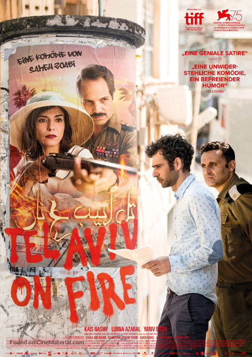 Tel Aviv on Fire - German Movie Poster