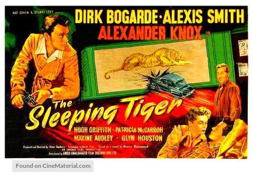 The Sleeping Tiger - British Movie Poster